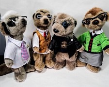 Meerkat Soft Toy Bundle Set Of
