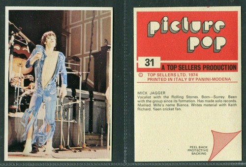 Panini 1974 picture - pop",