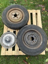 ROVER P6 WHEELS X2  PLUS X1 HUB CAP  FOR RESTORATION.