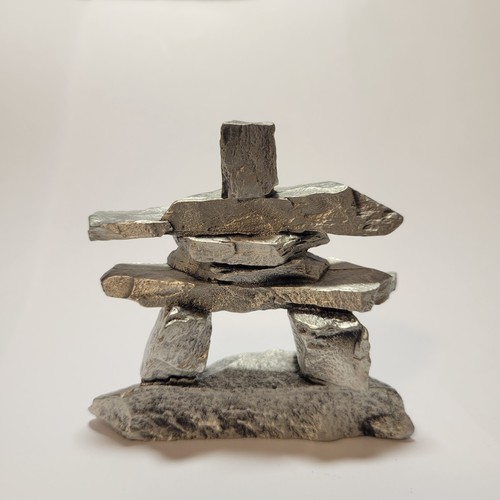 Canadian amethyst inukshuk - amethyst,