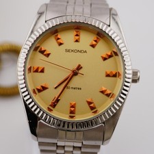 Sekonda Fluted Bezel Watch