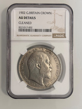 1902 Edward VII Silver Crown NGC Certified