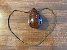 Ceramic Ocarina Brown Glaze