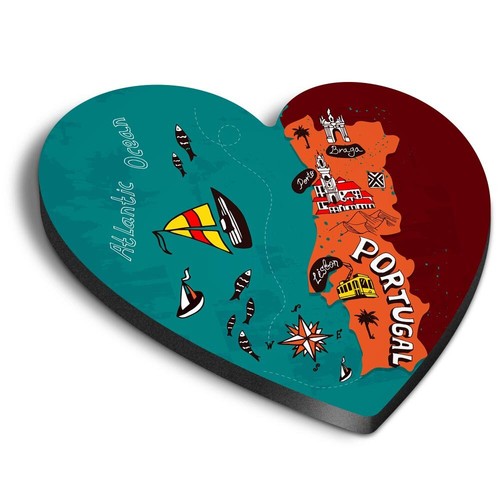 Heart fridge mdf magnet - heart,