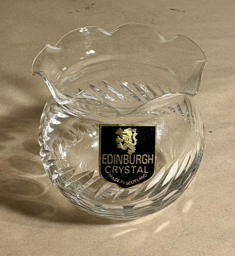 Edinburgh crystal etched - crystal,