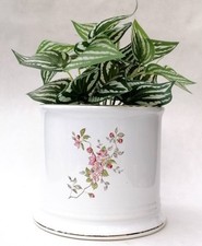 Vintage Ceramadad Floral Ceramic Planter Plant Pot  Staffordshire 13cm High