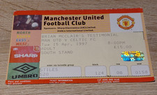 TICKET STUB- MANCHESTER UNITED