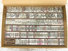 72 pt. letterpress metal