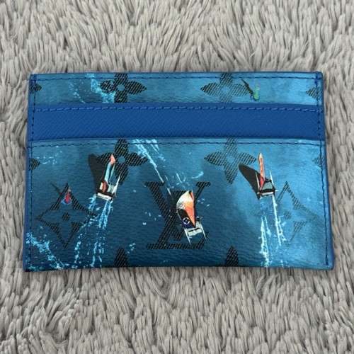 Slim card holder - holder, blue