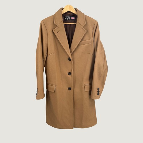 Gloverall wool blend overcoat - gloverall,