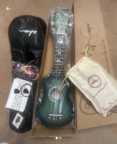 Ukulele set with tuner bag - tuner/bag, etc