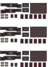 Hornby dublo 2-6-4 4MT tank transfers for all numbers 80033 80054 80059