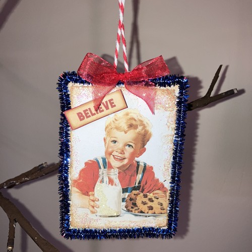 Vintage style christmas tree - style,