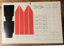 Lego 7897 Passenger Train Original sticker sheet Only, VERY GOOD CONDITION, RARE