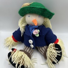 Hand Knitted Scarecrow Sam