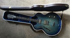 Robson Reiver C9 335 Gibson type, faded blue, Fralin unbuckers, made in England