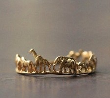 Beautiful Elephant Animal Ring