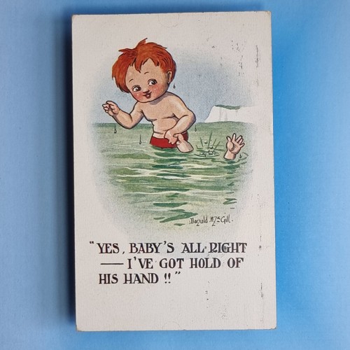 Comic postcard 1918 donald - comic,