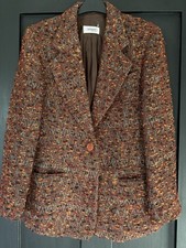 Vintage Missoni Boucle Mohair & Wool Mix Blazer Jacket UK 10-12 Great Condition