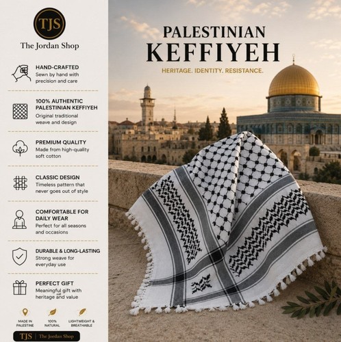 Authentic palestinian keffiyeh - authentic,