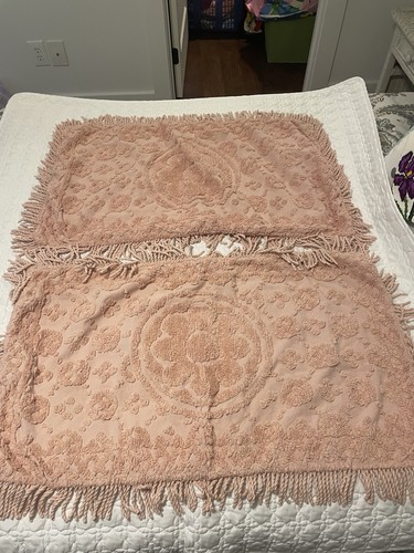 Chenille dusty pink king - ,