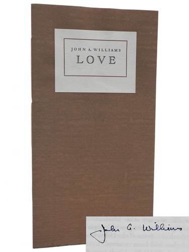 John williams love signed - a,