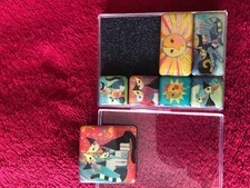 Lovely arty fridge magnets