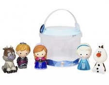 Disney Official Frozen Bath Toys Elsa Anna Olaf Sven Kristoff  5 Piece Gift Set