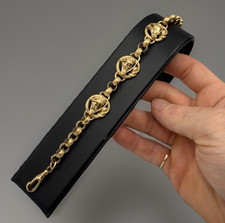 9ct Gold On Silver Horse Head