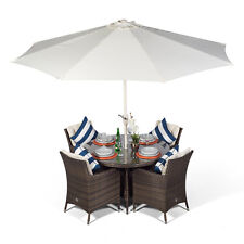 Savannah 4 Seater Round Rattan