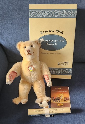 Steiff schnap dickie bear 1936 - steiff,