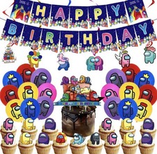 Among Us Balloons Banner