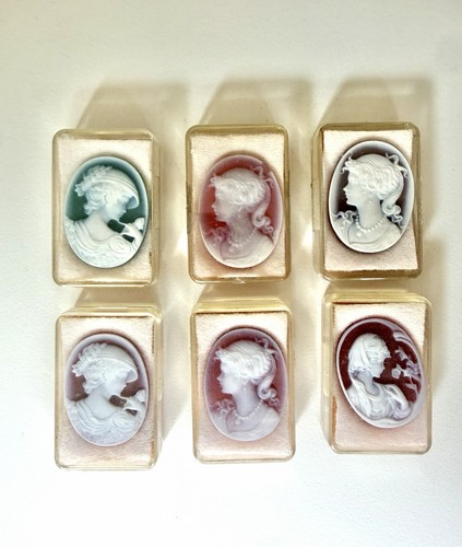 Vintage cameos lot - vintage, ~lot