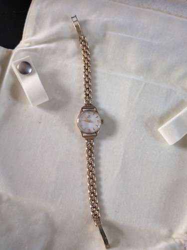 Ladies 9ct gold omega - ladies,