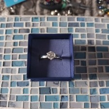 Sterling Silver Dichroic Glass Ring