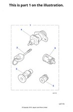 Jaguar Genuine Car Lockset