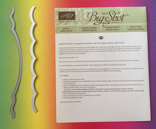 Stampin big shot edgelits - up,