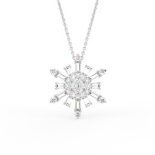 Elegant 14K White Gold Lab