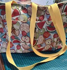 Handmade tapestry tote - handmade,