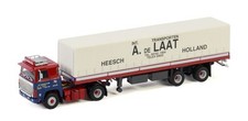 WSI - SCANIA 140 4x2 with tarpaulin trailer 2 Axles A. DE LAAT - 1/50 - WSI01...