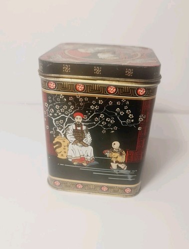 Vintage oriental tea caddy - oriental,