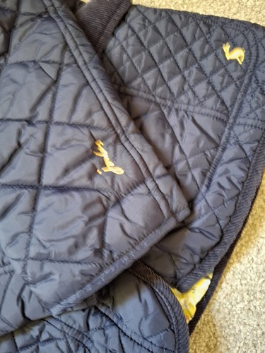Joules navy quilted jacket - navy,