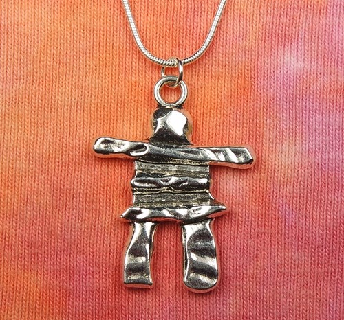 Inuksuk necklace inukshuk - inuksuk,
