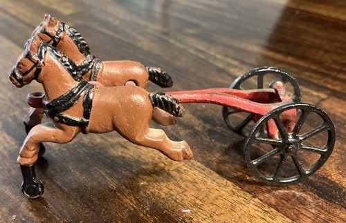 Vintage cast iron horse - vintage,