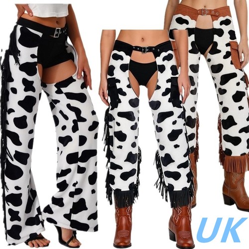 Women western cowboy chaps - women,