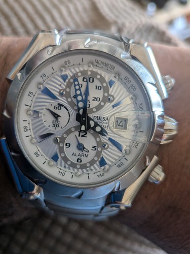 Pulsar alarm chronograph - alarm,