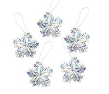 Handmade White Blue Mix