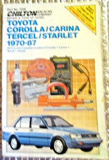 Chilton Repair Tune-up Manual 1970-1987 Toyota Corolla / Carina Tercel US Can