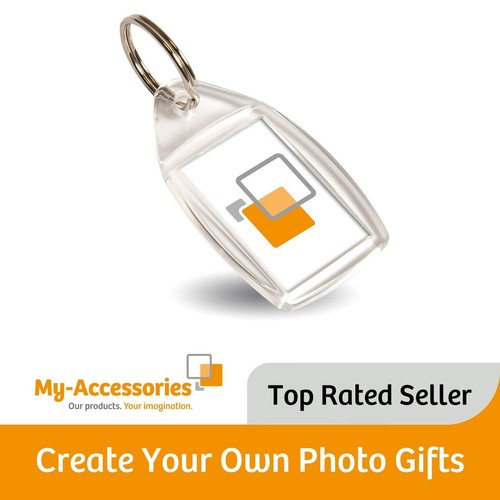 Blank acrylic photo keyring - keyring, 35