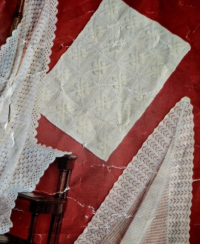 1960s shetland lacecot blanket - shetland,